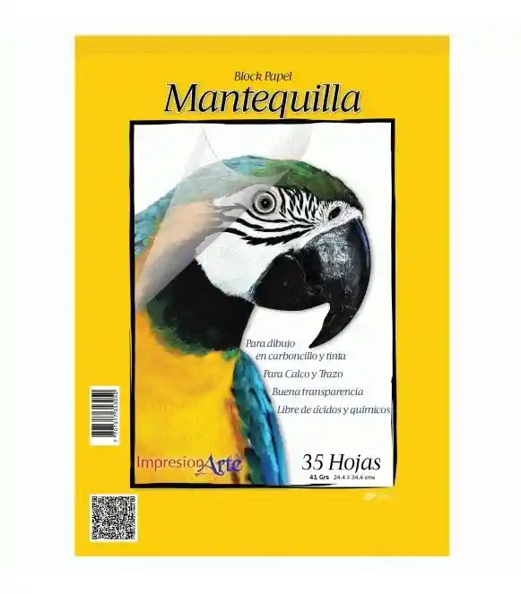 Block Mantequilla 1/8 35 Hojas