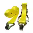 Cuerda Reata Amarre 1''x5mt Eslinga Carga 700kg Con Rachet