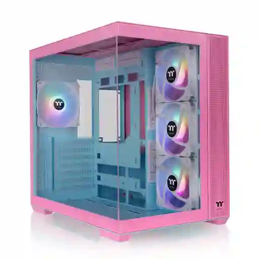 Chasis Thermaltake View 380 Tg Argb Pink Mid