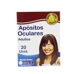 Aposito Ocular Adulto Begut Caja X 20 Unds