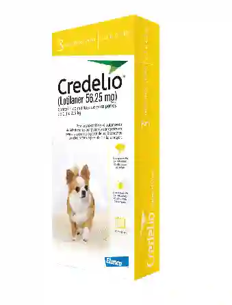 Credelio 56.25mg (amarillo) Perros 1.3kls A 2.5kls