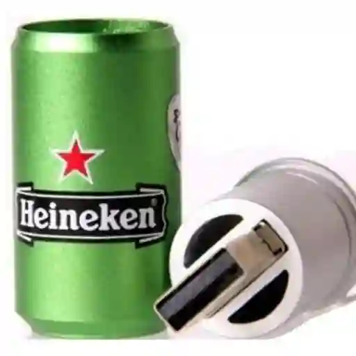 Memoria Usb Con Forma Heineken 16 Gb.