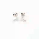 Aretes Topos En Forma De T En Plata Esterlina 925