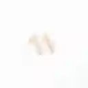 Aretes Perlas Verticales En Rodio