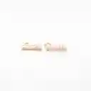 Aretes Perlas Verticales En Rodio