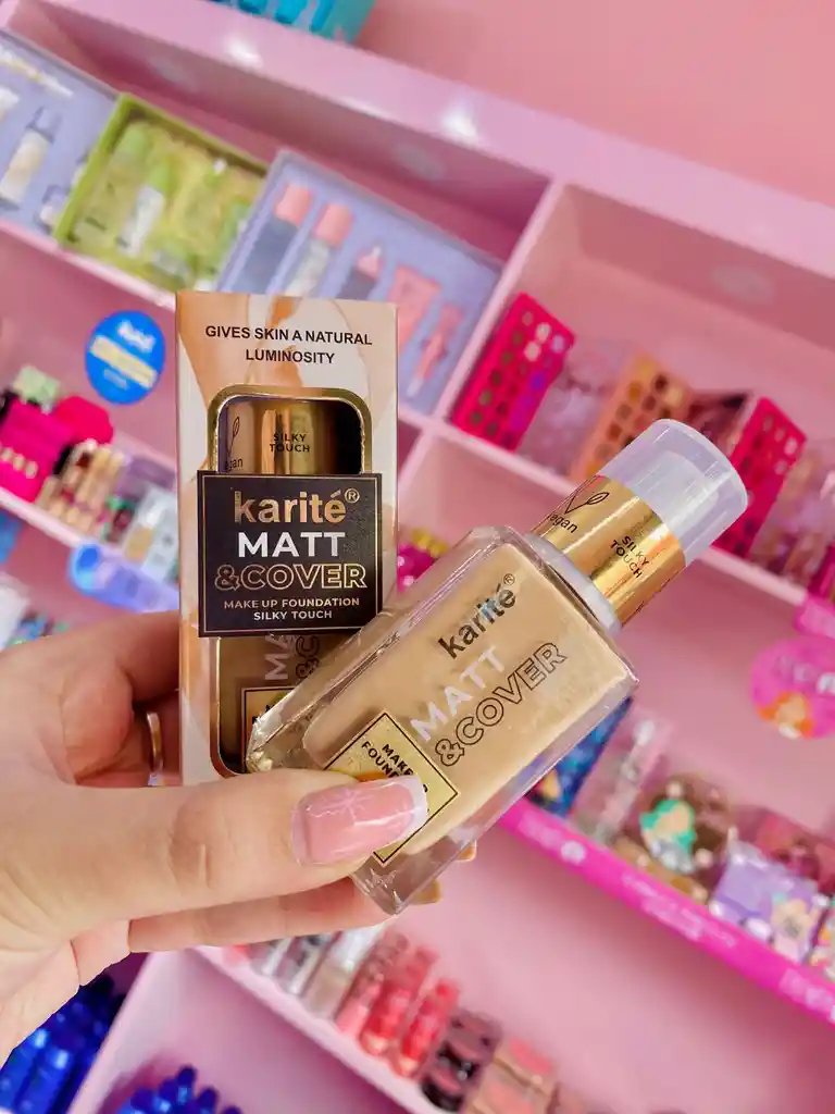 🧴 Base Karité Matt & Cover - Acabado Mate Con Luminosidad Natural 💖 Base De Maquillaje Vegana | Toque Sedoso | Cobertura Total