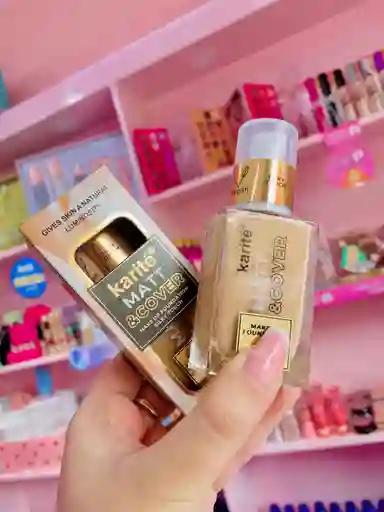 🧴 Base Karité Matt & Cover - Acabado Mate Con Luminosidad Natural 💖 Base De Maquillaje Vegana | Toque Sedoso | Cobertura Total
