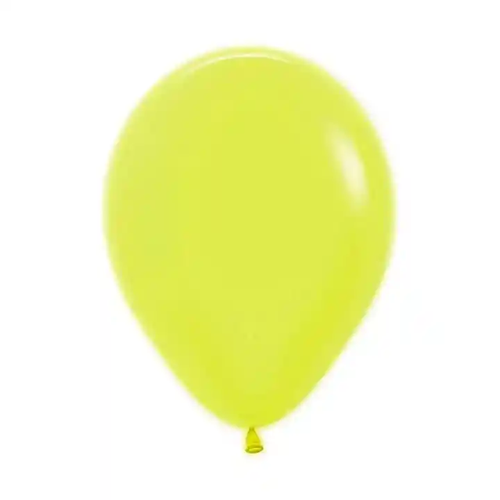 Globos R12 Sempertex Neon Amarillo X 10 Und