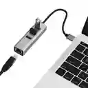 Adaptador Hub Usb A Red 100/1000mbps + 3 Usb