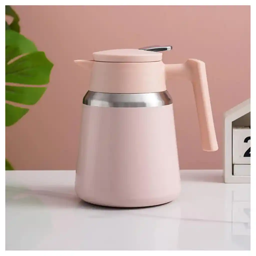 Tetera Térmica 1.1 L Acero Inoxidable Jarra Para Té Café Y Aromaticas