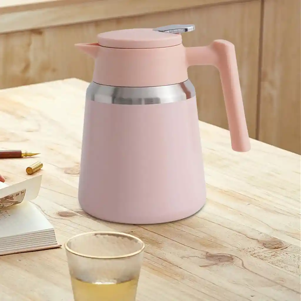 Tetera Térmica 1.1 L Acero Inoxidable Jarra Para Té Café Y Aromaticas