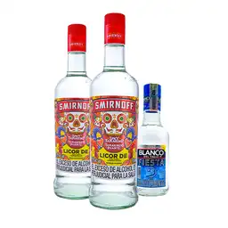Smirnoff Tamarindo 750ml X 2unds Gratis Aguardiente Fiesta 375ml