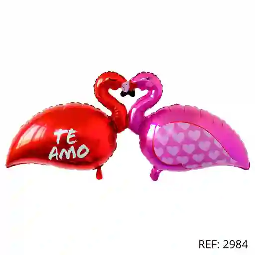 Globo Amor Flamencos