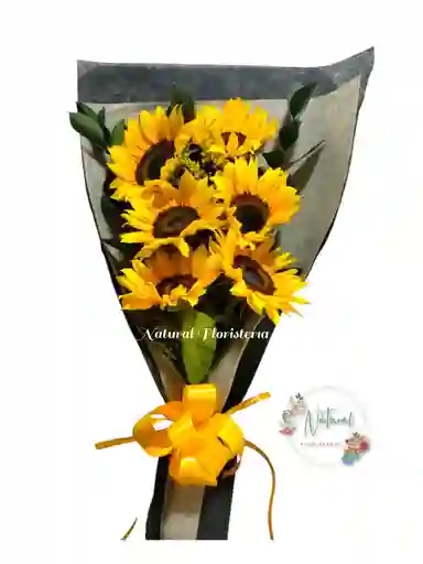 Bouquet De 6 Girasoles