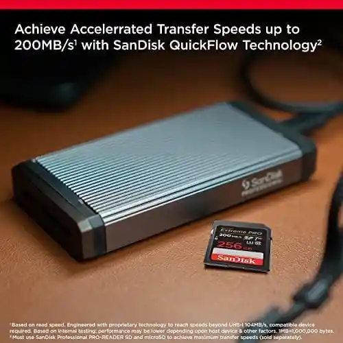 Sd Card 256 Gb Sandisk Extreme Pro 200mbs