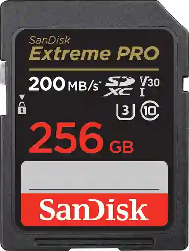Sd Card 256 Gb Sandisk Extreme Pro 200mbs