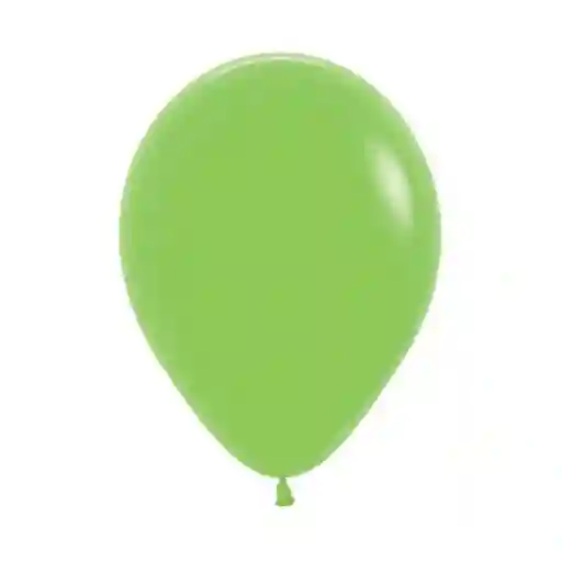 Globos R12 Sempertex Fashion Verde Lima X 10 Und