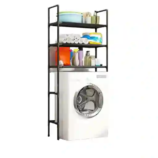 Organizador Lavadora 3 Niveles Estante Multiusos Resistente