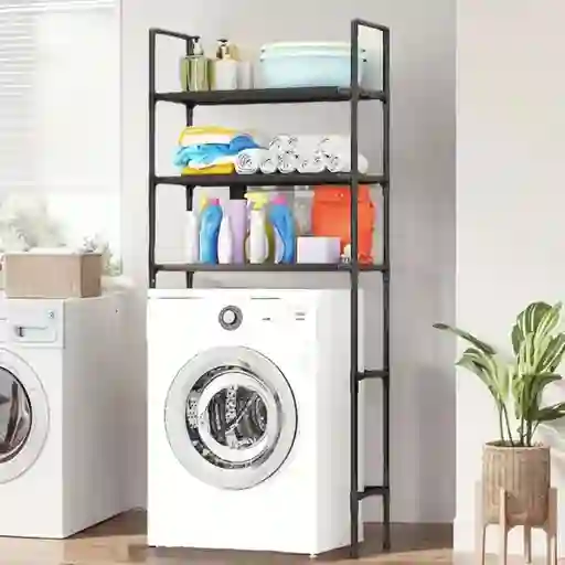 Mueble Organizador Lavadora 3 Niveles Estante Multiusos Resistente