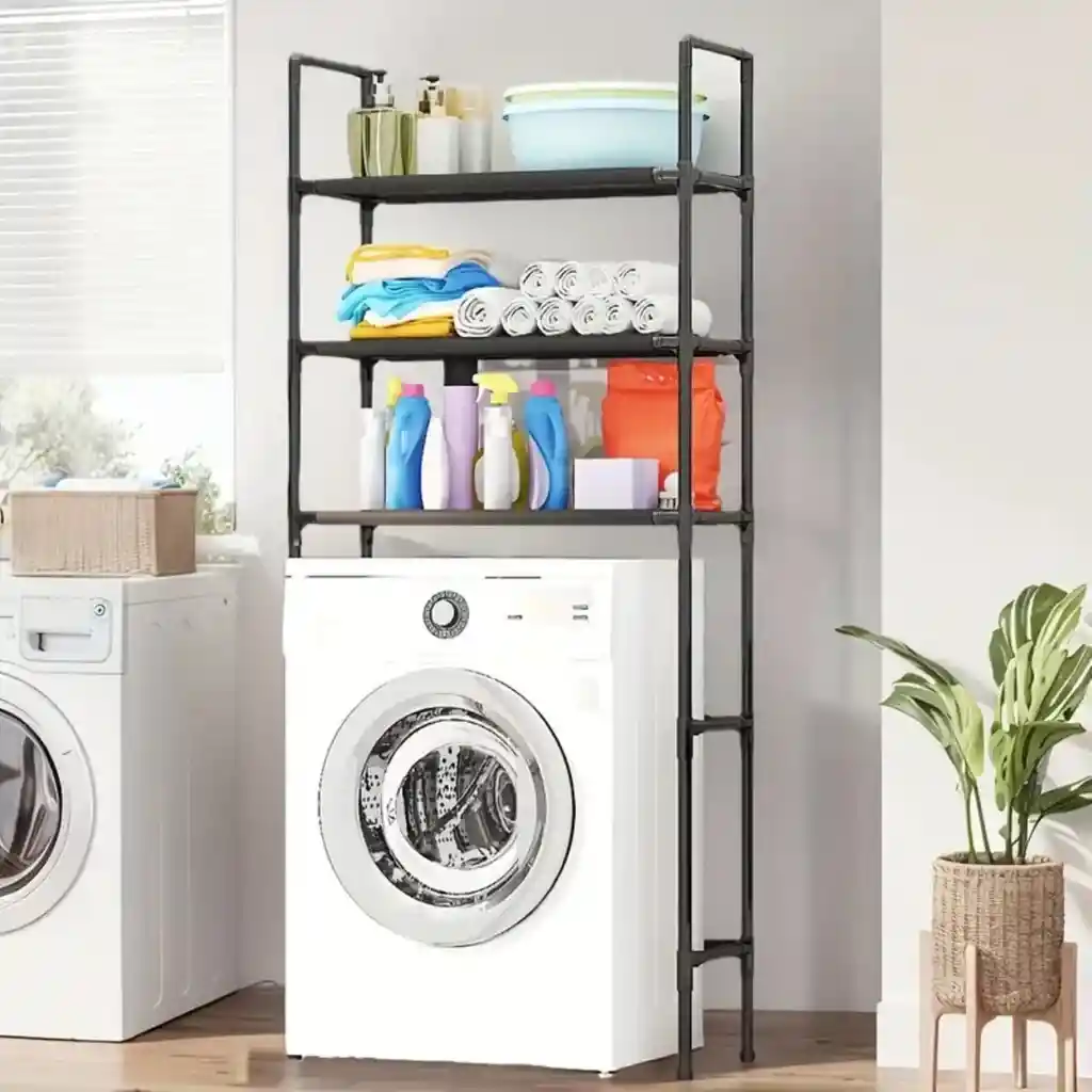 Organizador Lavadora 3 Niveles Estante Multiusos Resistente