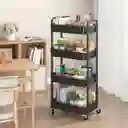 Organizador Móvil Multiusos 4 Niveles Estante Con Ruedas
