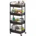 Organizador Móvil Multiusos 4 Niveles Estante Con Ruedas
