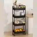 Organizador Móvil Multiusos 4 Niveles Estante Con Ruedas