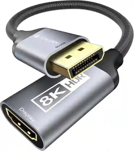 Cable Displayport 1.4 A Hdmi 8k Adaptador Pantalla Pc Rtx