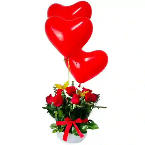 Corazones De Rosas Amor Y Amistad