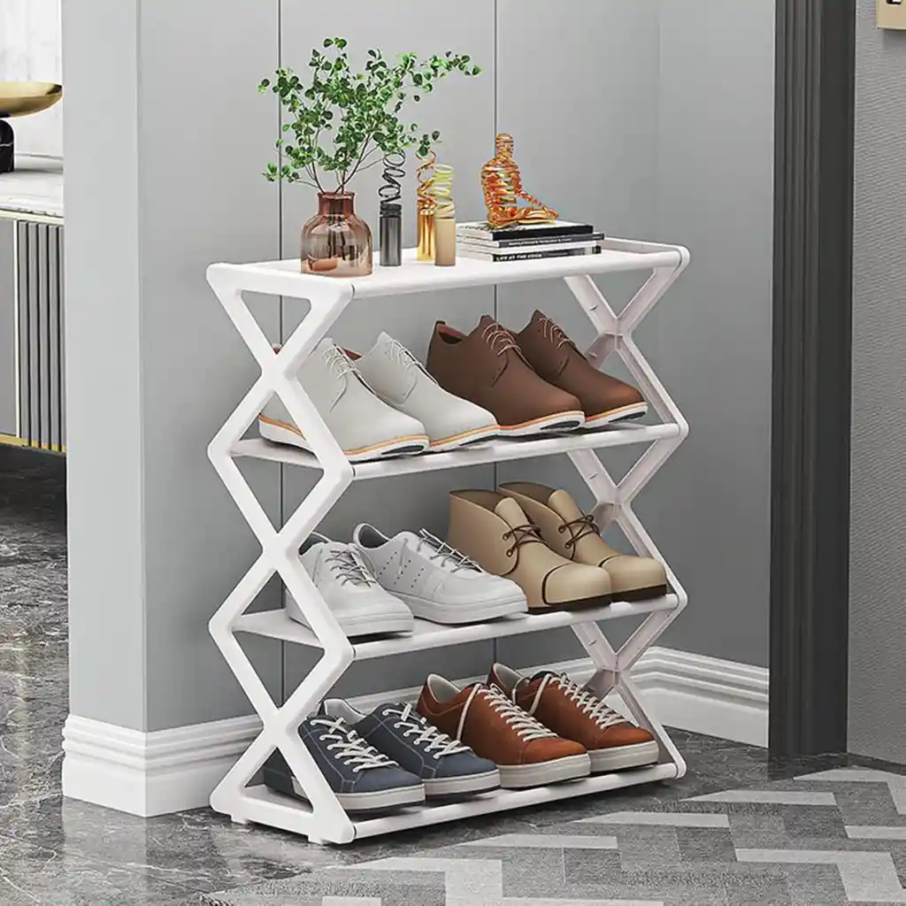 Organizador De Zapatos 4 Niveles Mueble Estable Resistente