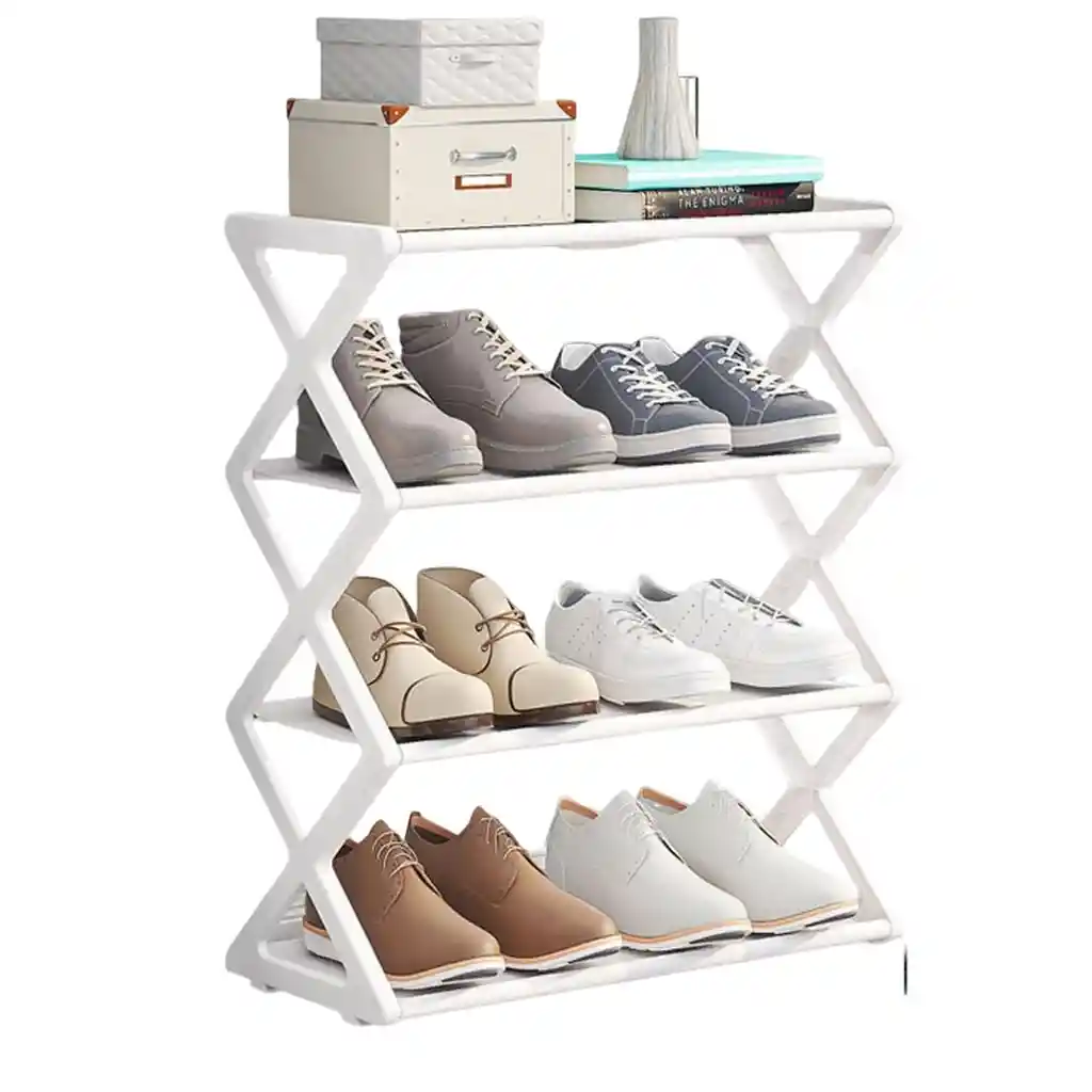 Organizador De Zapatos 4 Niveles Mueble Estable Resistente