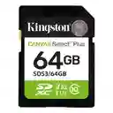 Memoria Sd 64gb Kingston Canvas Select Plus 100 Mb/s (sds2/64gb)