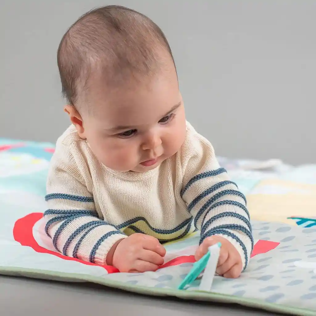 Tapete Didáctico Acolchado Con Diseños Coloridos Para Bebés