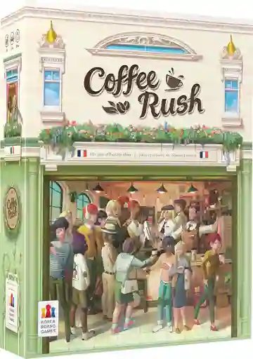 Juego De Mesa Coffee Rush Estrategia La Cafetería Niños