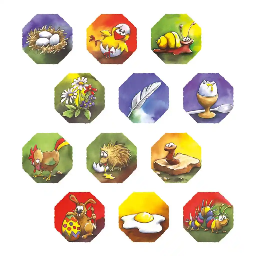 Juego De Mesa Gallinas Memorizan Y Despluman Para Niños