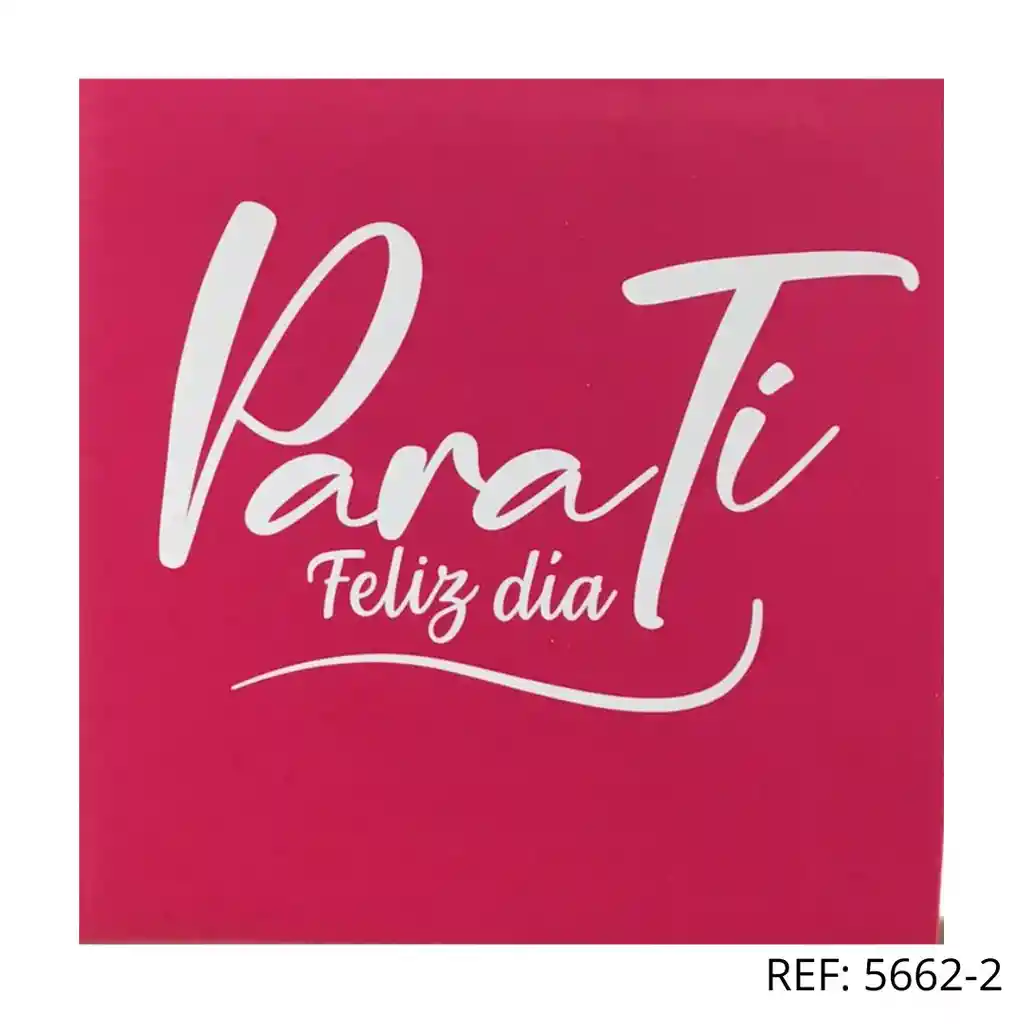 Caja Rosada "para Ti Feliz Dia"