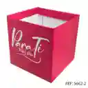 Caja Rosada "para Ti Feliz Dia"