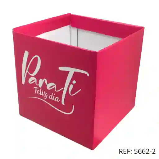 Caja Rosada "para Ti Feliz Dia"