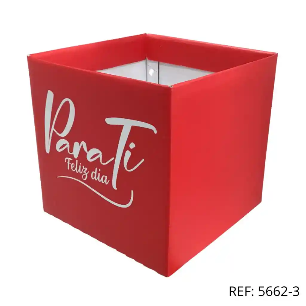 Caja Roja "para Ti Feliz Dia"