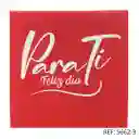 Caja Roja "para Ti Feliz Dia"