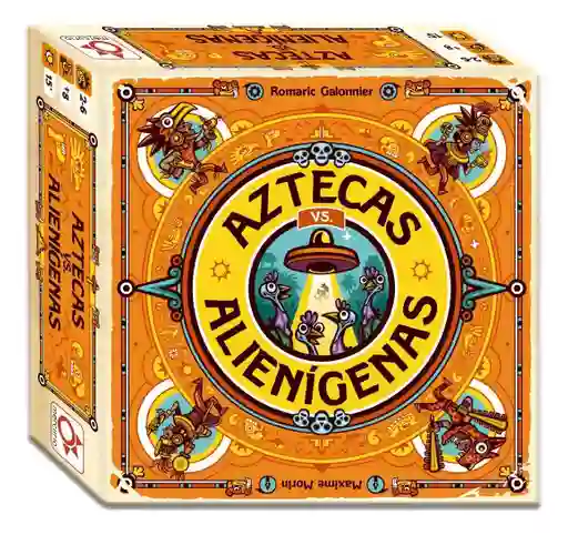 Juego De Mesa Aztecas Vs Alienígenas Estrategia Para Niños