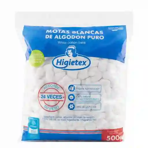 Algodón En Torundas X 500gr Higietex