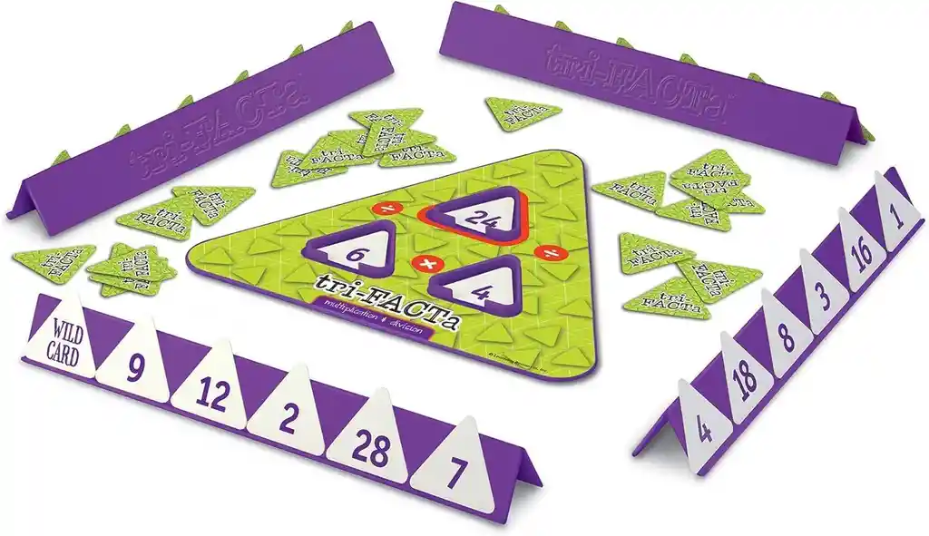 Juego Educativo Tri-facta Multiplicación Y División Niños