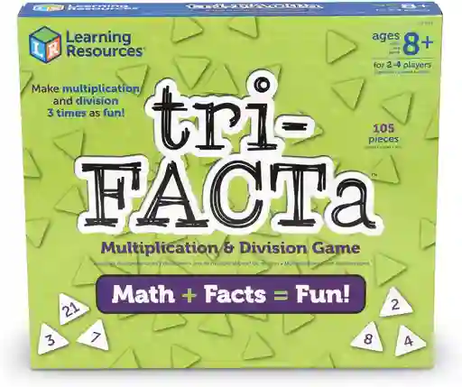 Juego Educativo Tri-facta Multiplicación Y División Niños