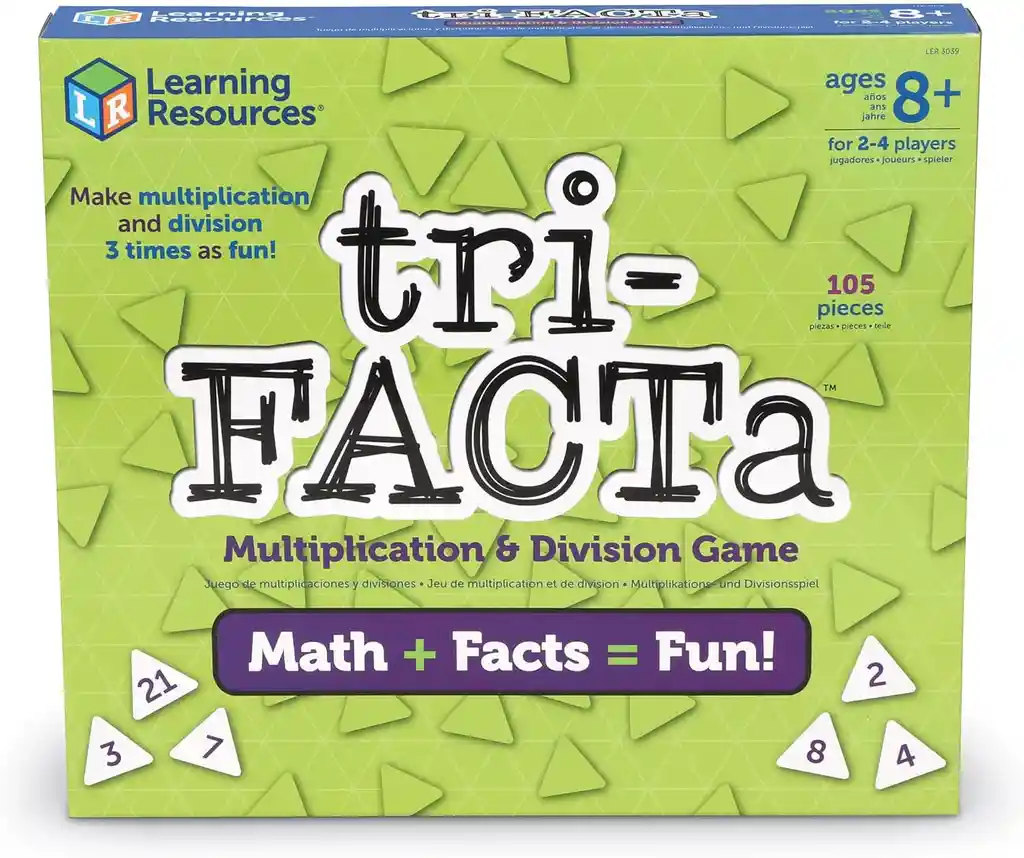 Juego Educativo Tri-facta Multiplicación Y División Niños