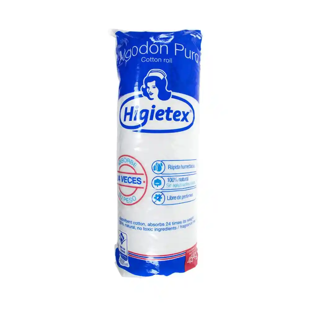 Algodón En Rollo X 454 Gr Higietex