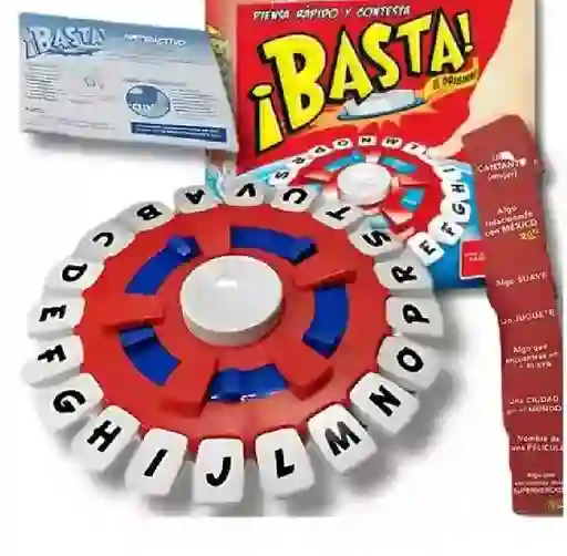 Basta Pequeño Juego De Mesa En Español | Basta Juego De Mesa | Quick Stop Basta Pequeño Juego De Mesa En Español