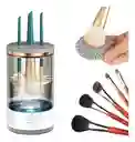 Limpiador De Brochas De Maquillaje Eléctrico Usb Practico Color Blanco