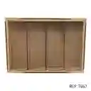 Caja Madera Dulcera Divisiones