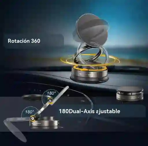 Soporte Magnético Con Ventosa Para Teléfono – Ajustable Y Súper Resistente